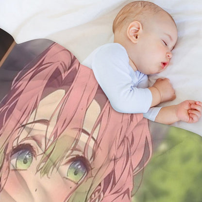 Mitsuri Kanroji - Demon Slayer 20 Comfort Throw Blanket