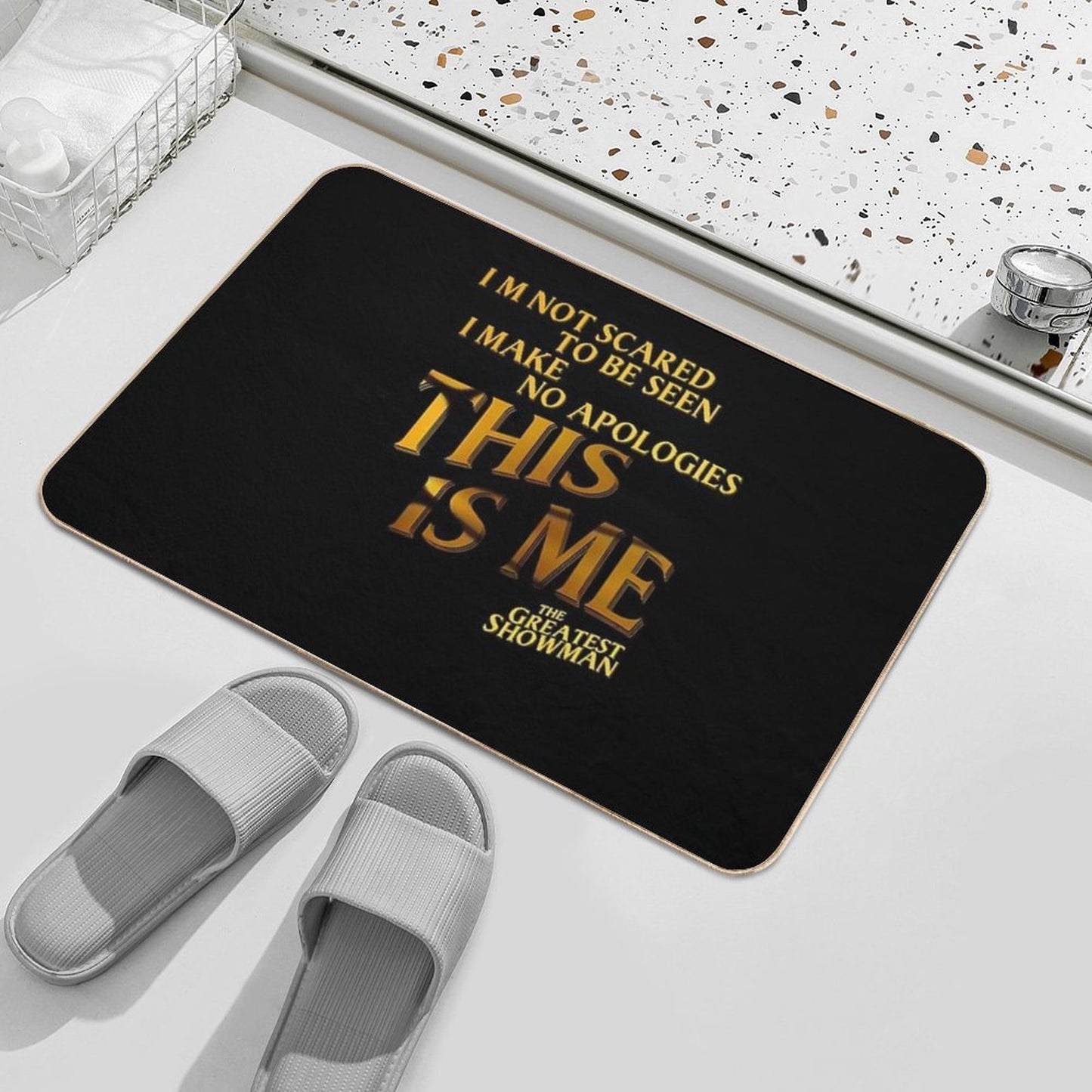 Retro Vintage This Is Me The Greatest Showman Gifts Movie Fan  Pet-Safe Bath Mat