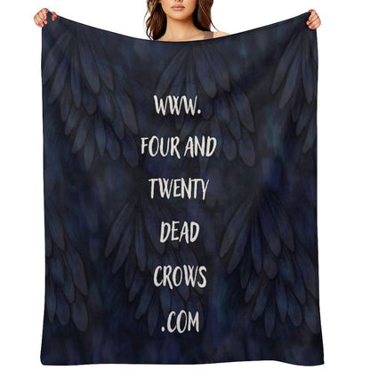 Crow Feathers All-season Throw Blanket
