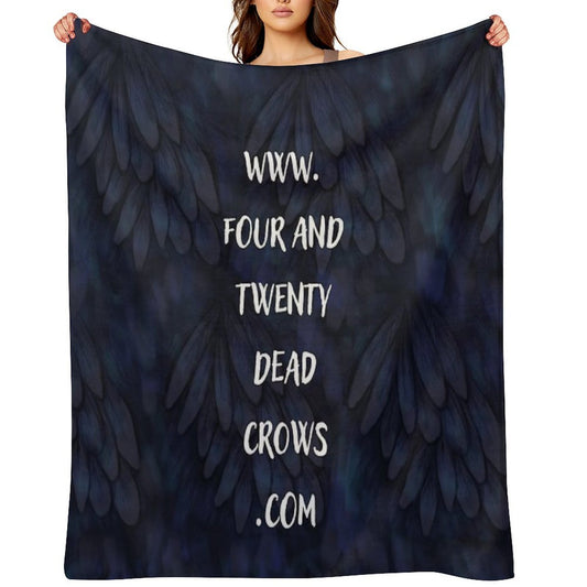 Crow Feathers All-season Throw Blanket