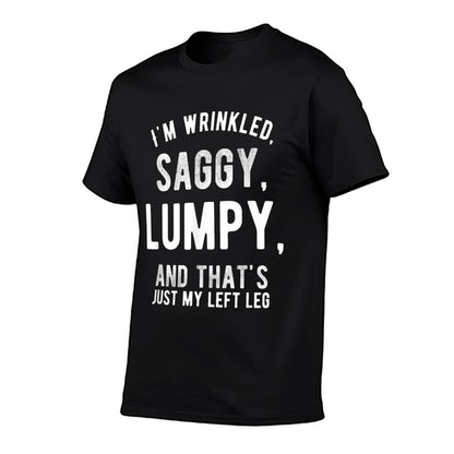 Saggy &amp; Lumpy Fifty 50th Birthday Gag Joke Father Gift Idea  Affordable Price T-Shirt