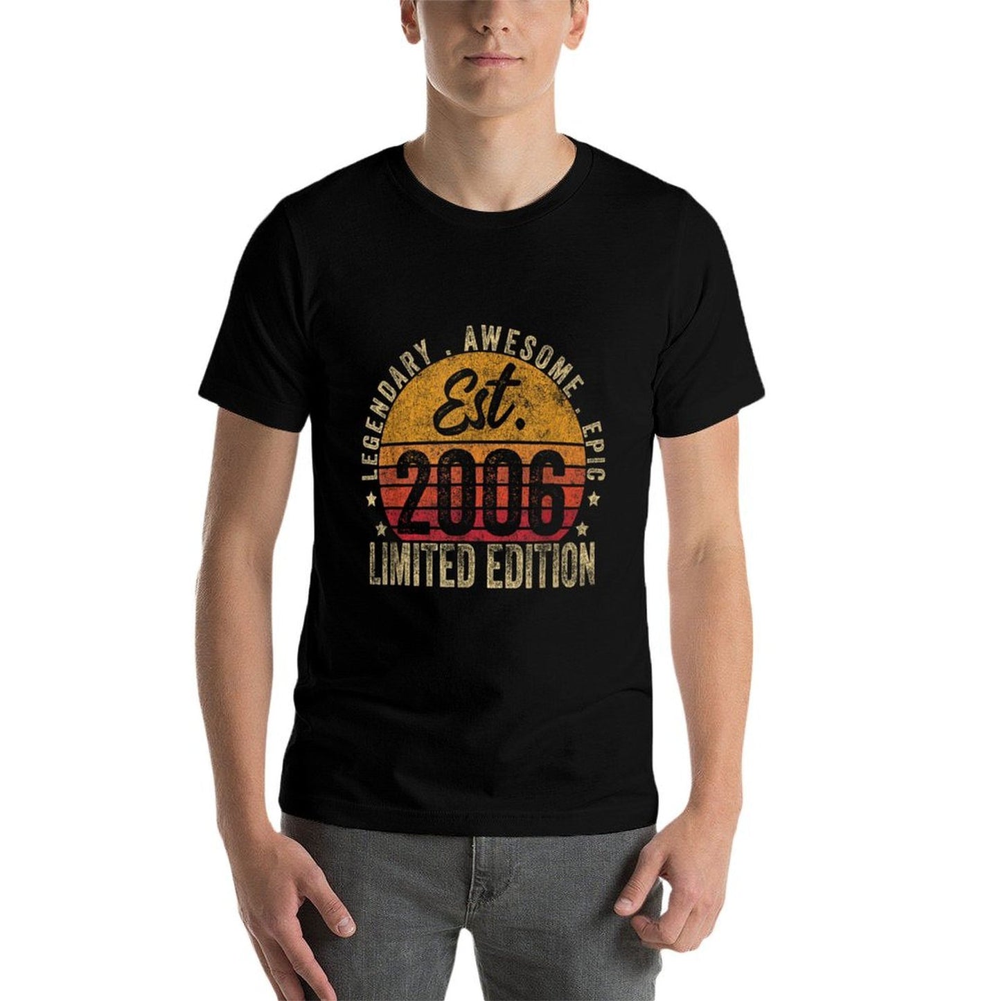 17th Birthday Vintage 17 Year Old Est 2006 Limited Edition  Soft T-Shirt