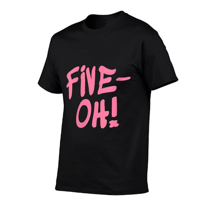 Womens Five Oh Fifty Funny 50th Birthday Gift  Soft T-Shirt