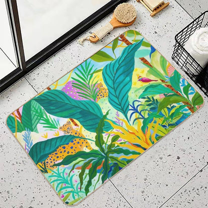 Paradise Jungle  Easy To Clean Bath Mat