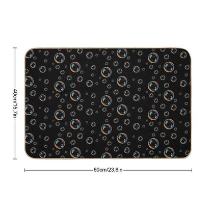 Bubbles  Rapid-Drying Bath Mat