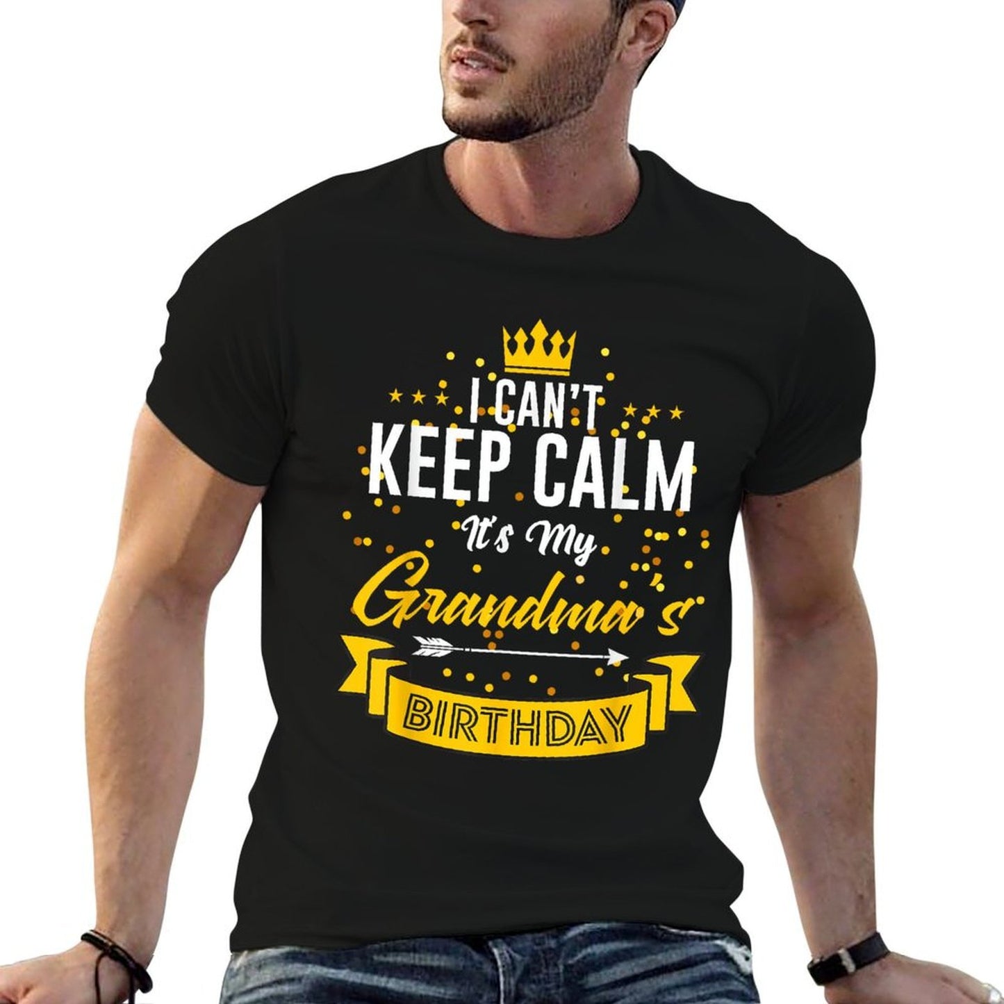 I Can&#39;t Keep Calm It&#39;s My Grandma&#39;s Birthday  Breathable T-Shirt