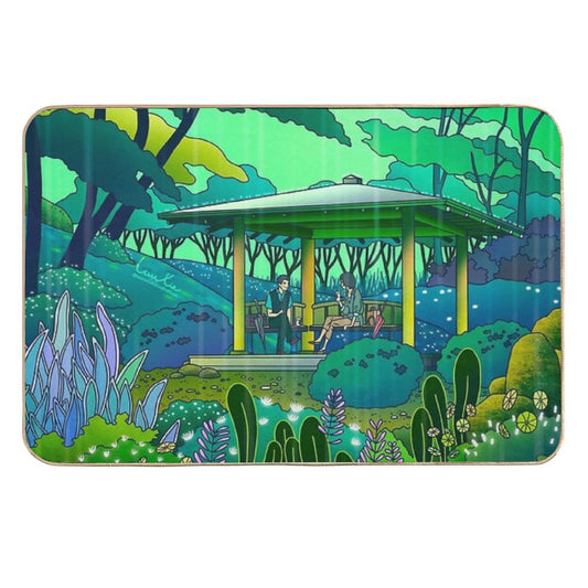 Rainy Encounter  Multi-Purpose Bath Mat