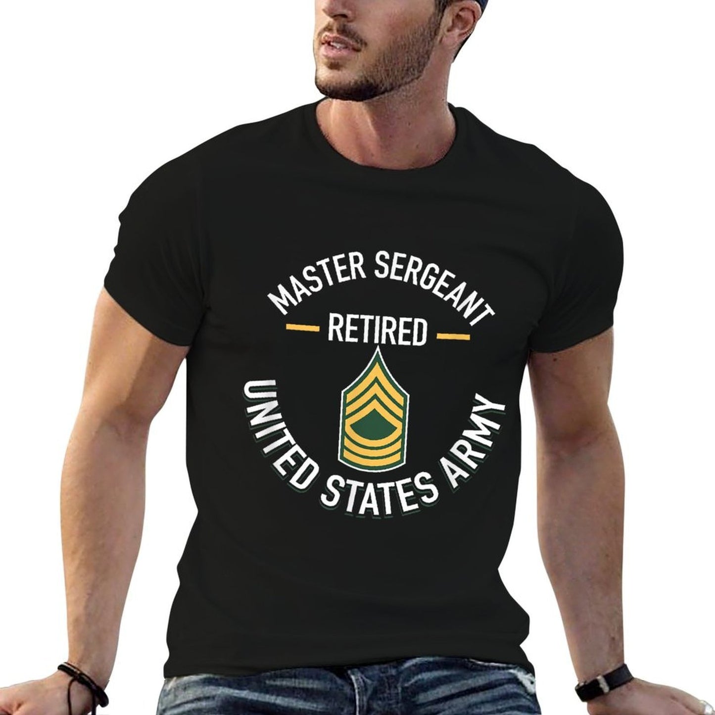 Master Sergeant MSG Retired Army Military Retirement Gifts  Tagless Design T-Shirt