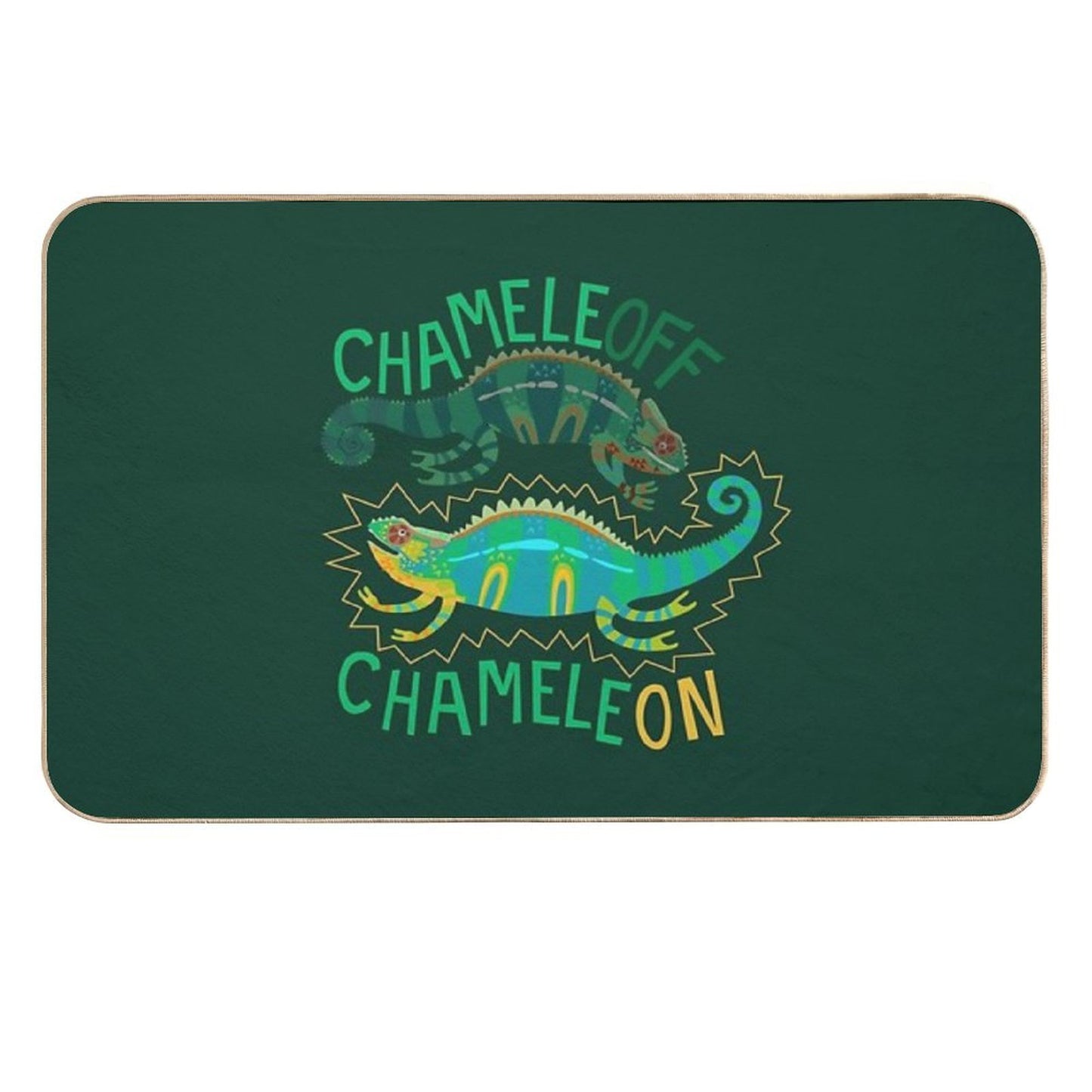 Chameleoff, Chameleon  Dirt-Trapping Bath Mat