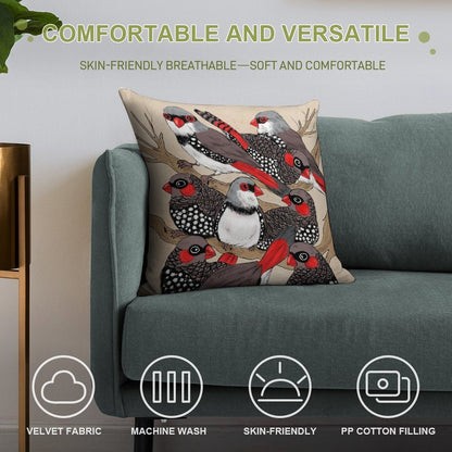 Firetails Soft Warmth Comfort Throw Pillow