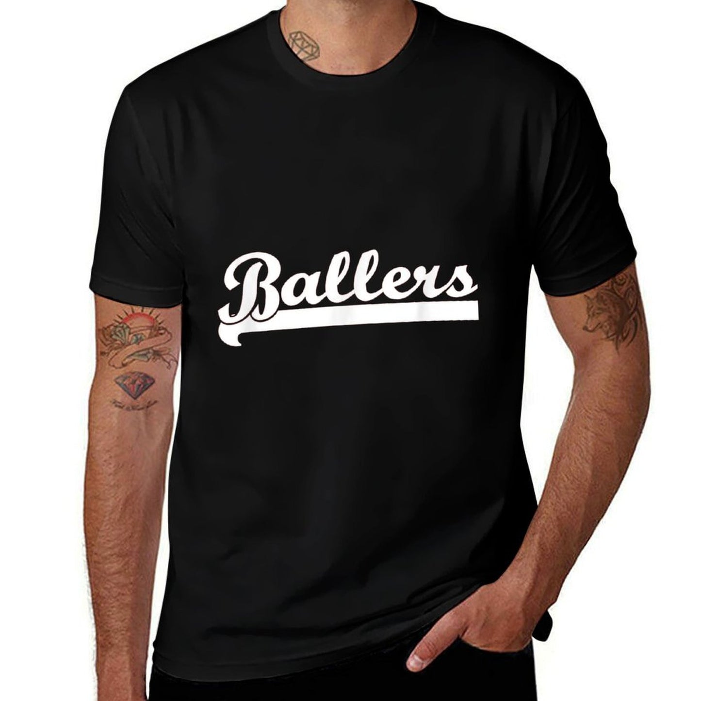BALLERS Basketball Baseball Kickball Volleyball Soccer Team  Breathable T-Shirt