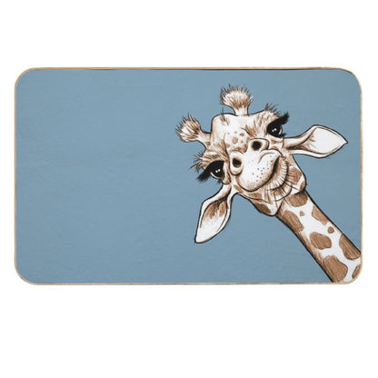 Sketch Giraffe Art  Slip-Resistant Bath Mat