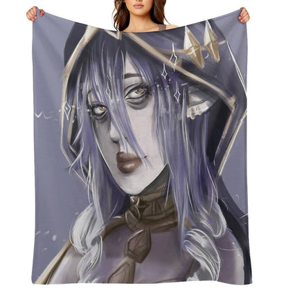 Layla Genshin Impact Quick-dry Throw Blanket