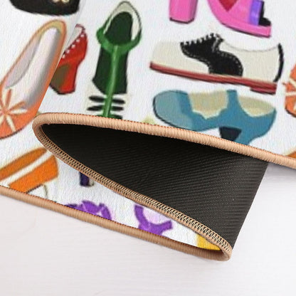Vintage Shoe Collection  Easy Maintenance Bath Mat
