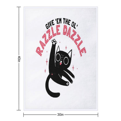 The Ol' Razzle Dazzle Sustainable Throw Blanket