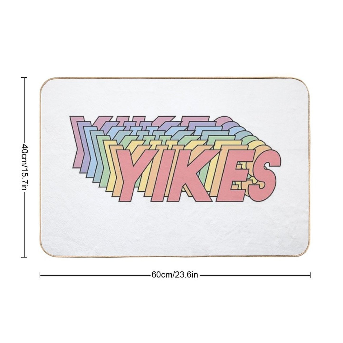 YIKES  Odorless Bath Mat
