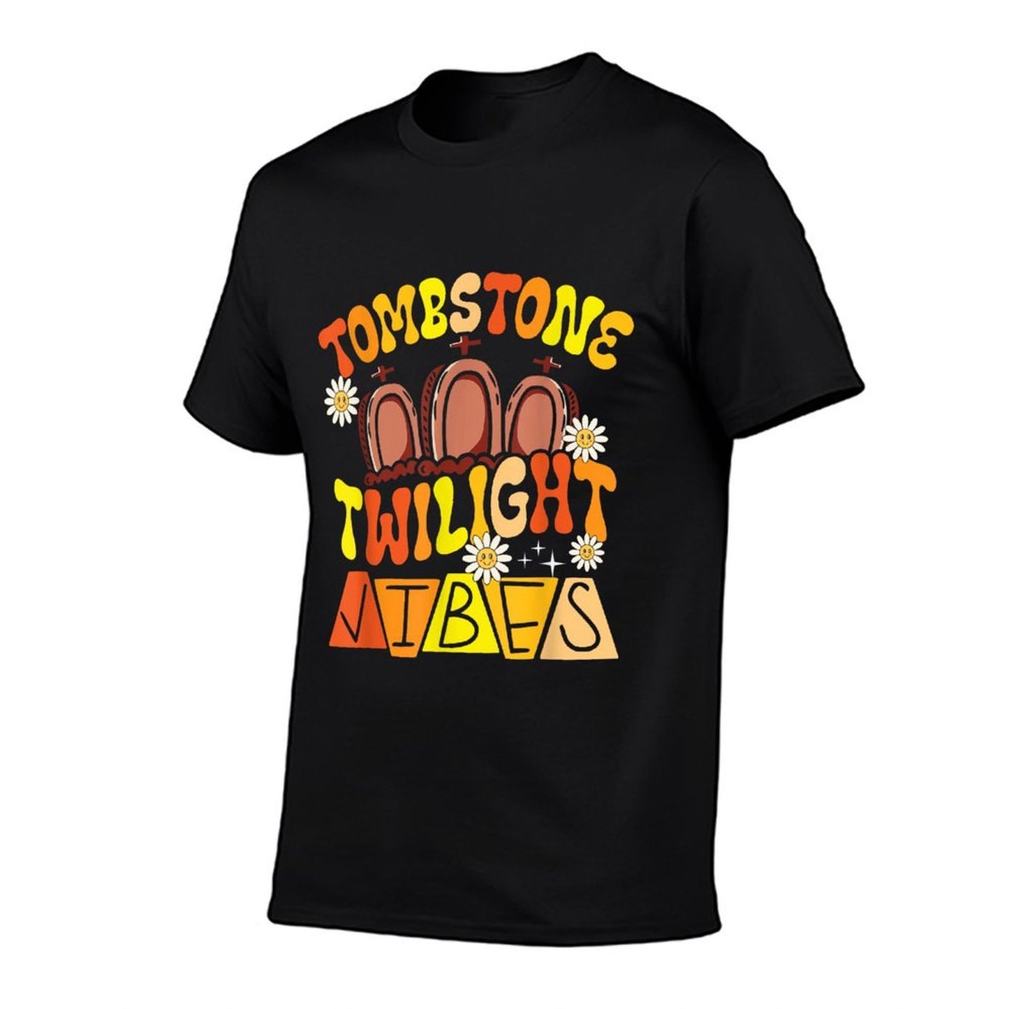 Tombstone Twilight Vibes Hippie Halloween Costume  Tagless Design T-Shirt