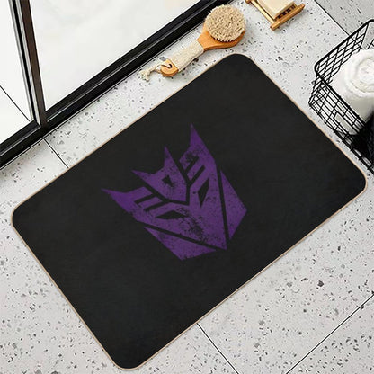 Decepticons Logo · Distressed  Easy Maintenance Bath Mat