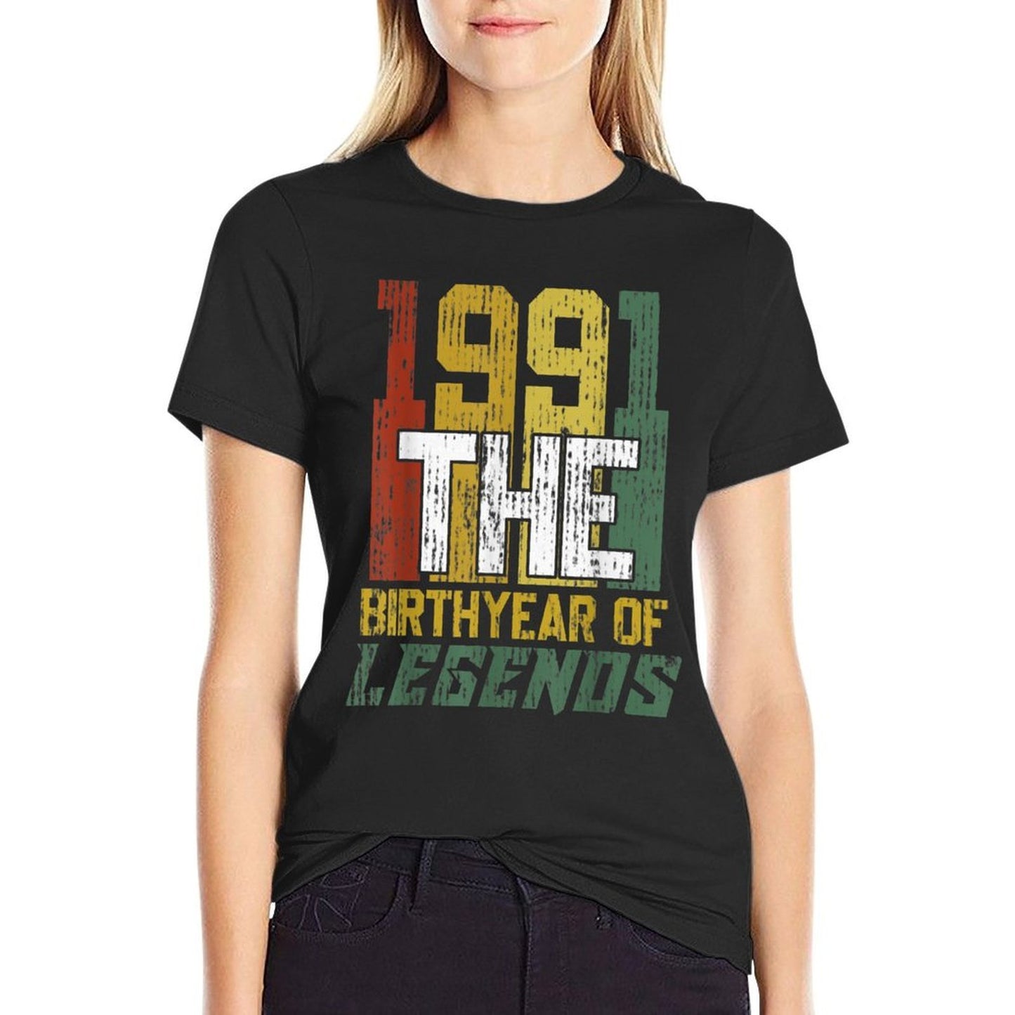 30th Gifts Vintage 1991 Birth Year Of Legends 30th Birthday  Versatile T-Shirt
