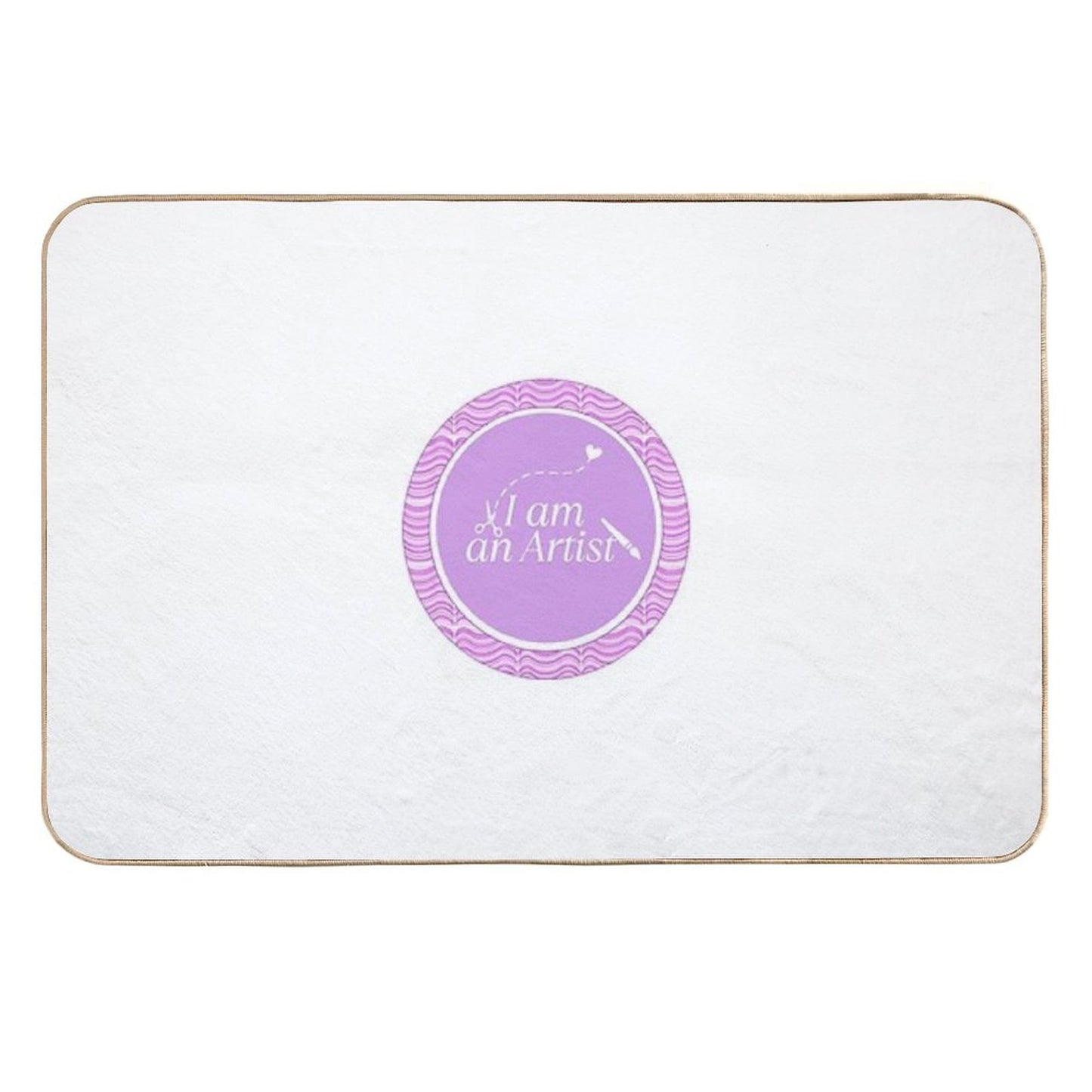 I Am An Artist  Pet-Safe Bath Mat