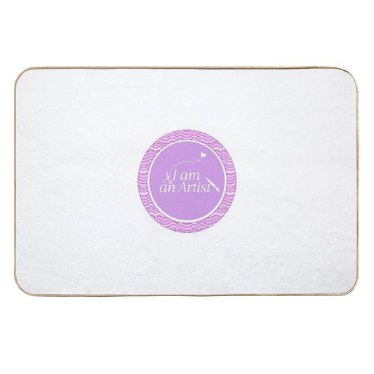 I Am An Artist  Pet-Safe Bath Mat