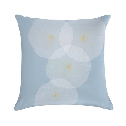 Whispering Petals Soft Warmth Comfort Throw Pillow
