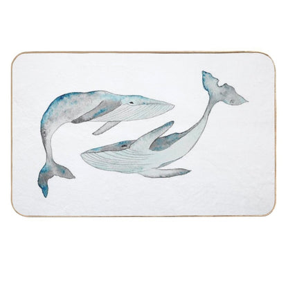Dancing Whales  Eco-Friendly Bath Mat