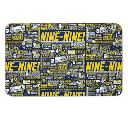 Wise Words of The Nine-Nine  Stain-Proof Bath Mat