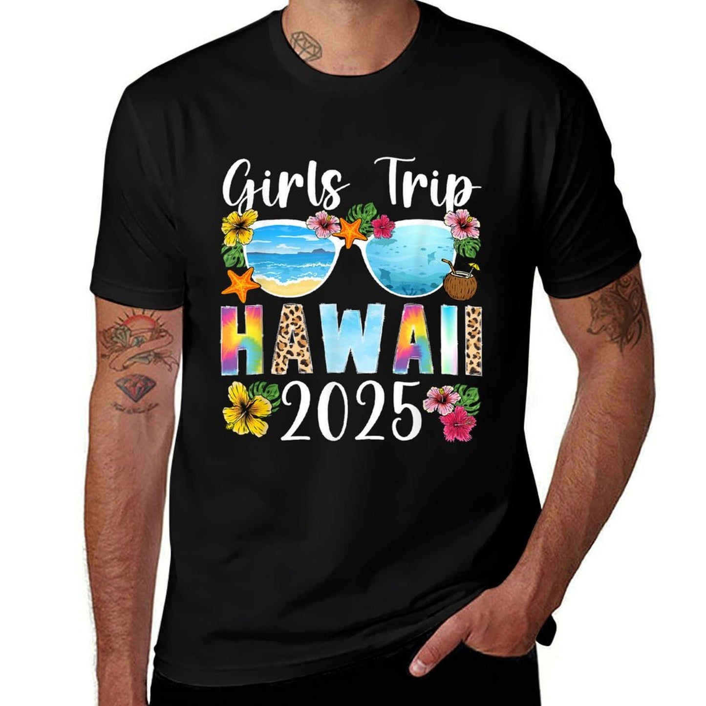 Girls Trip Hawaii 2025 Vacation Travel Hawaii Girls Trip  Affordable Price T-Shirt