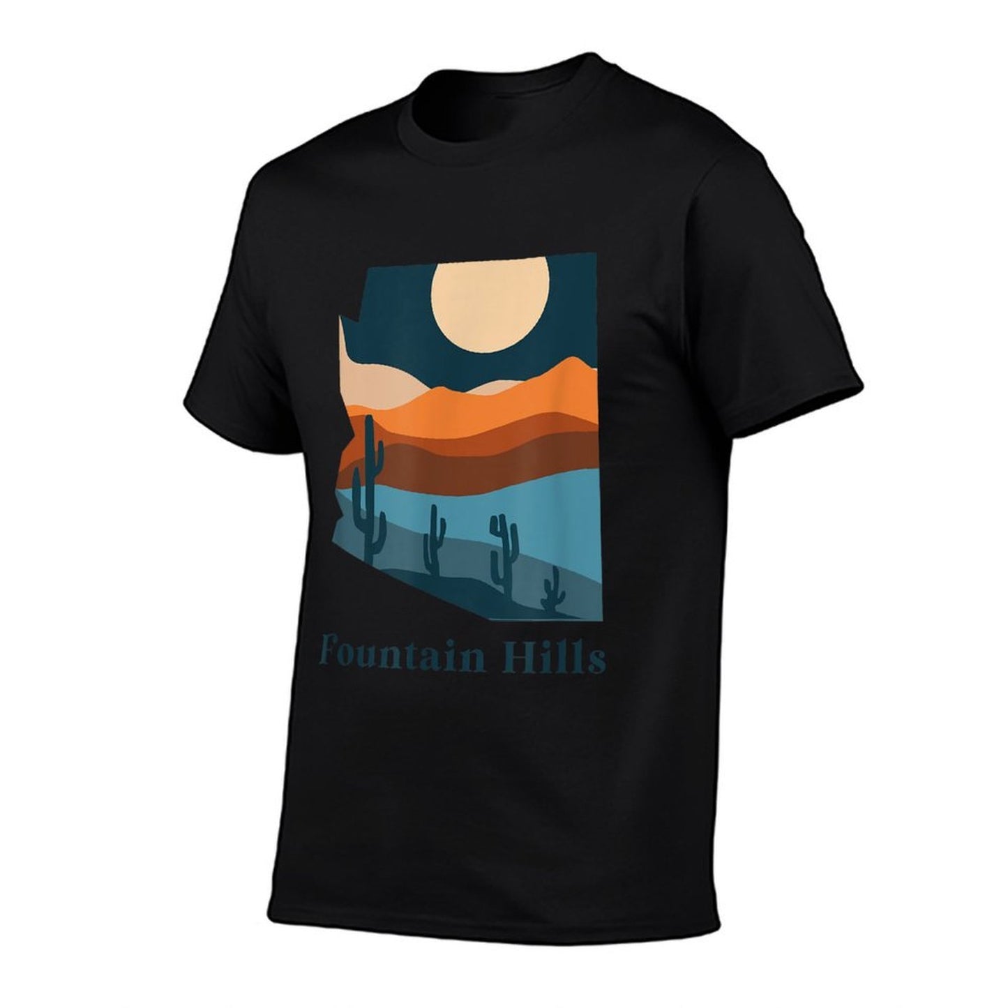 Fountain Hills Arizona Desert Style Boho AZ Landscape  Versatile T-Shirt