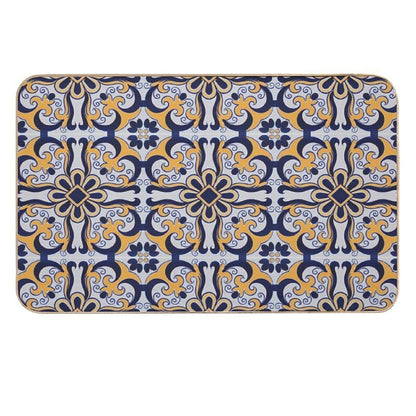 Portuguese Tile  Long-Lasting Bath Mat