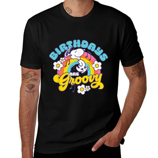 Peanuts - Birthdays Are Groovy  Soft T-Shirt