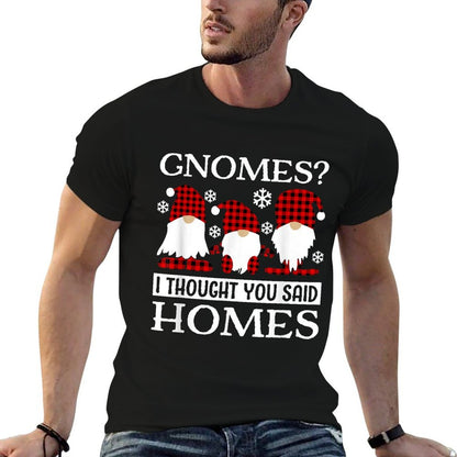 Realtor Christmas Gnomes Funny Real Estate Agent  Moisture-wicking T-Shirt