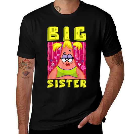 Mademark X SpongeBob SquarePants - SpongeBob Big Sister Funny Prank Girls Patrick Star Makeup  Vintage-inspired T-Shirt