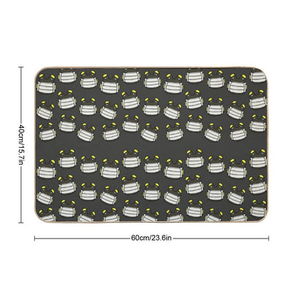 Raddle Print  Pet-Safe Bath Mat