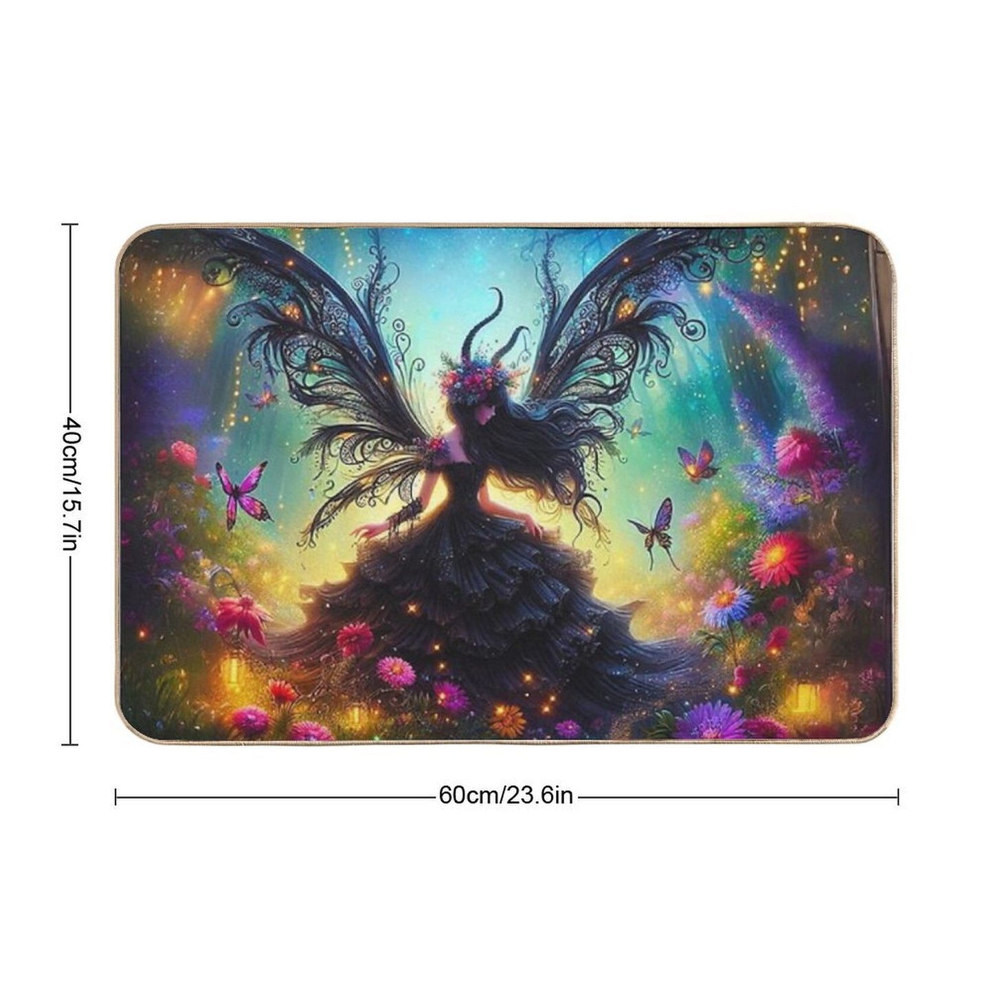 Fairy in Enchanted Woods  Long-Lasting Bath Mat