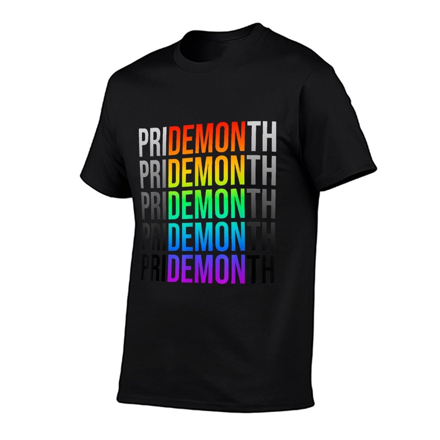 Pride Month Demon LGBT Gay Pride Month Transgender Lesbian  Summer-ready Fabric T-Shirt
