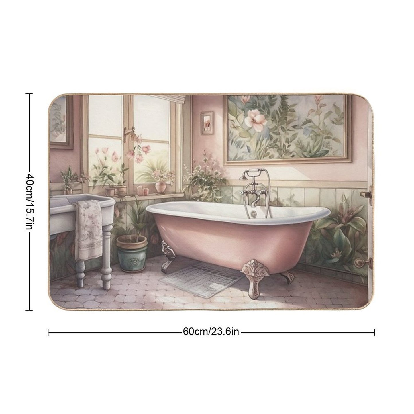 Beauty Bath VII  Absorbent Bath Mat