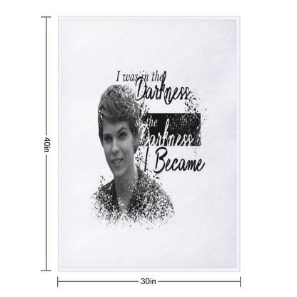Darkness I Became - Peter Pan Versatility Throw Blanket