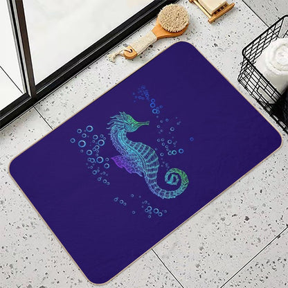 Tribal Seahorse  Multi-Purpose Bath Mat