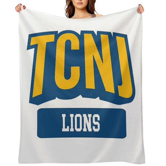 TCNJ Lions Collegiate Arch Comfort Throw Blanket