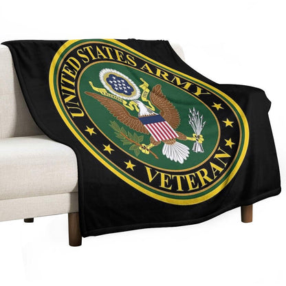 Army - US Army Veteran Gift-ready Throw Blanket