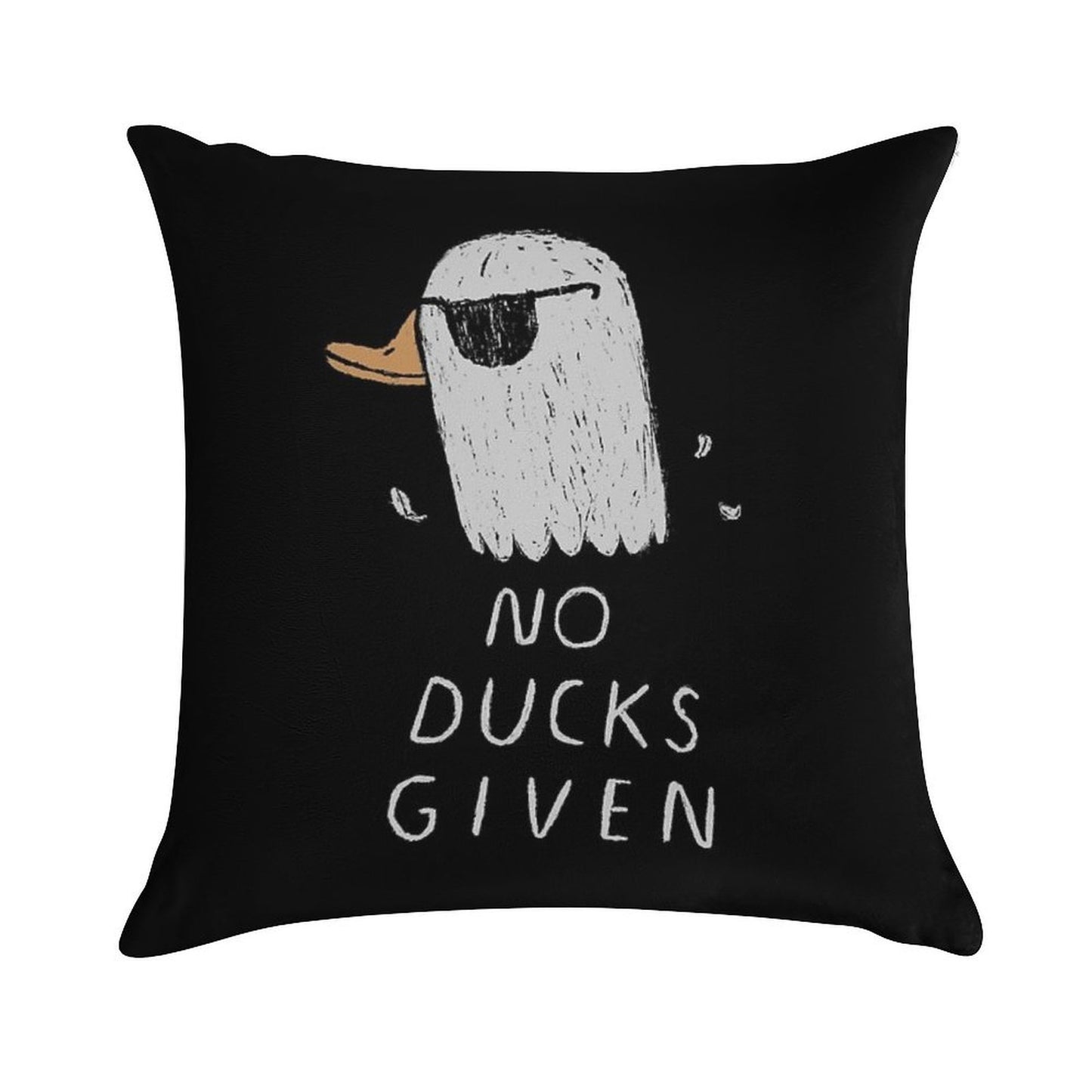 No Ducks Given Soft Bedroom Essential Throw Pillow