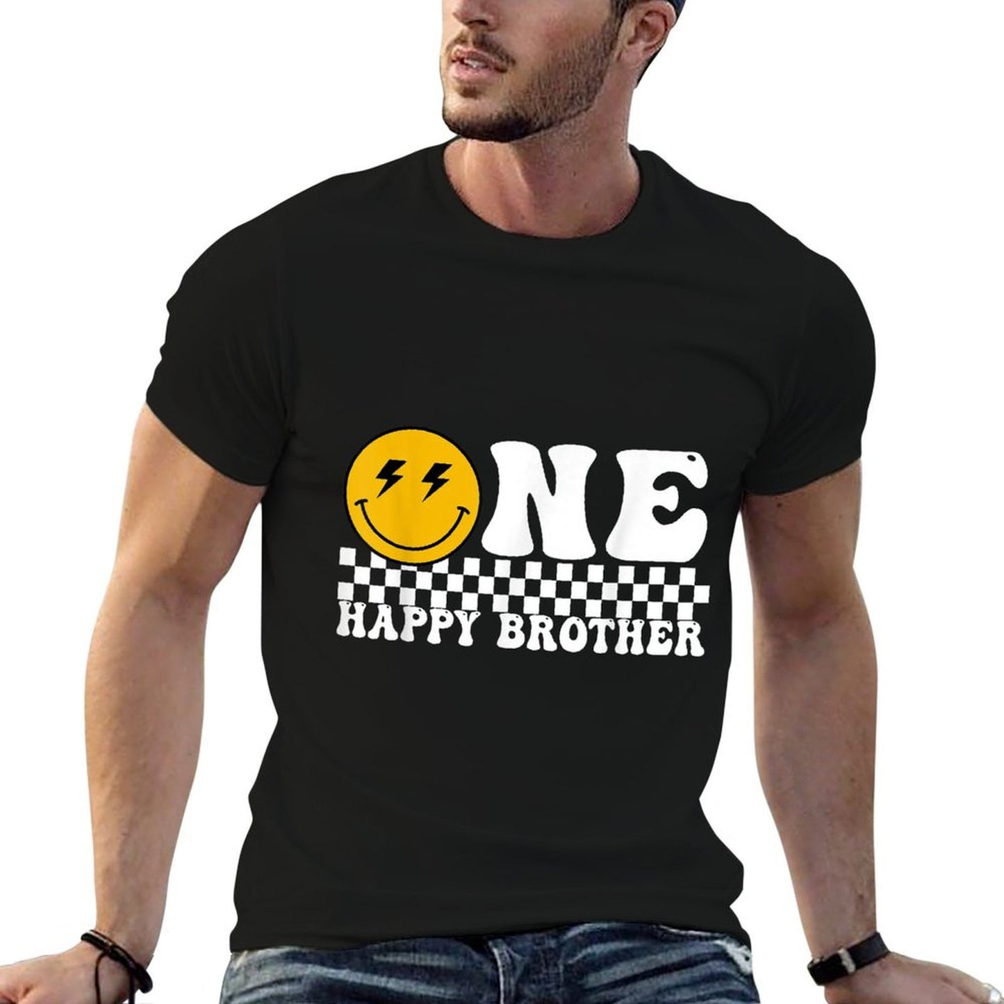 One Happy Dude Brother 1st Birthday Family Matching  Quick-drying T-Shirt