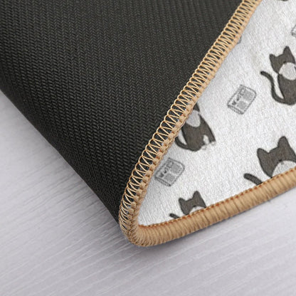 Newspaper And Newspaper  Repositionable Bath Mat