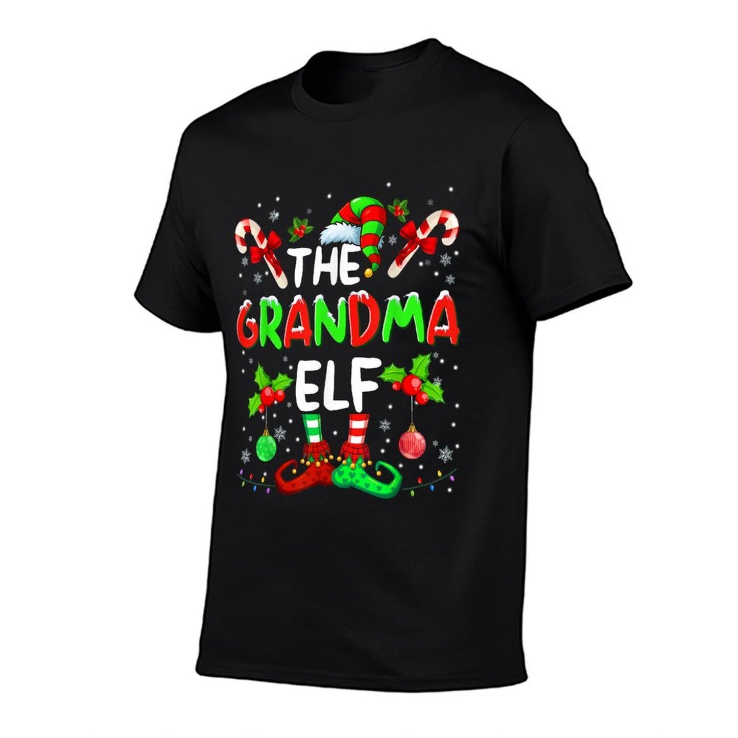 The Grandma Elf Costume Pajamas Pjs Christmas Xmas Men Boy  Odor-resistant T-Shirt