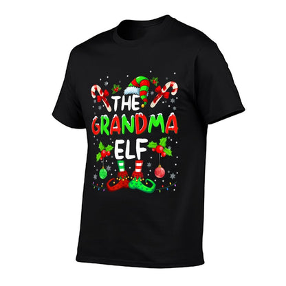 The Grandma Elf Costume Pajamas Pjs Christmas Xmas Men Boy  Odor-resistant T-Shirt