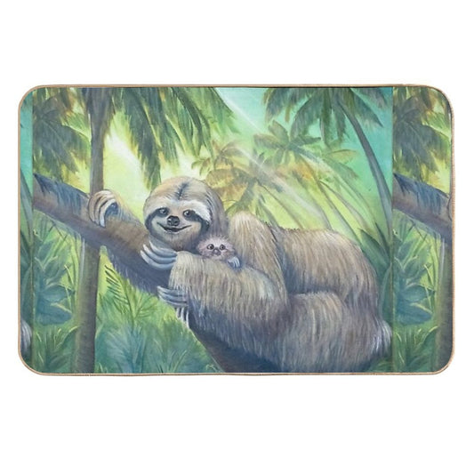 A Sloth Mother's Love  Toxin-Free Bath Mat