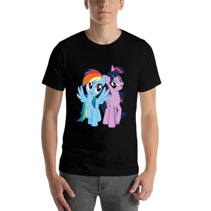 My Little Pony Rainbow Dash And Twilight Sparkle  Versatile T-Shirt
