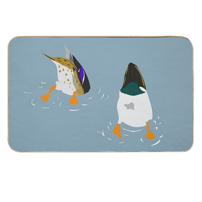 Bottoms Up!  Dirt-Trapping Bath Mat